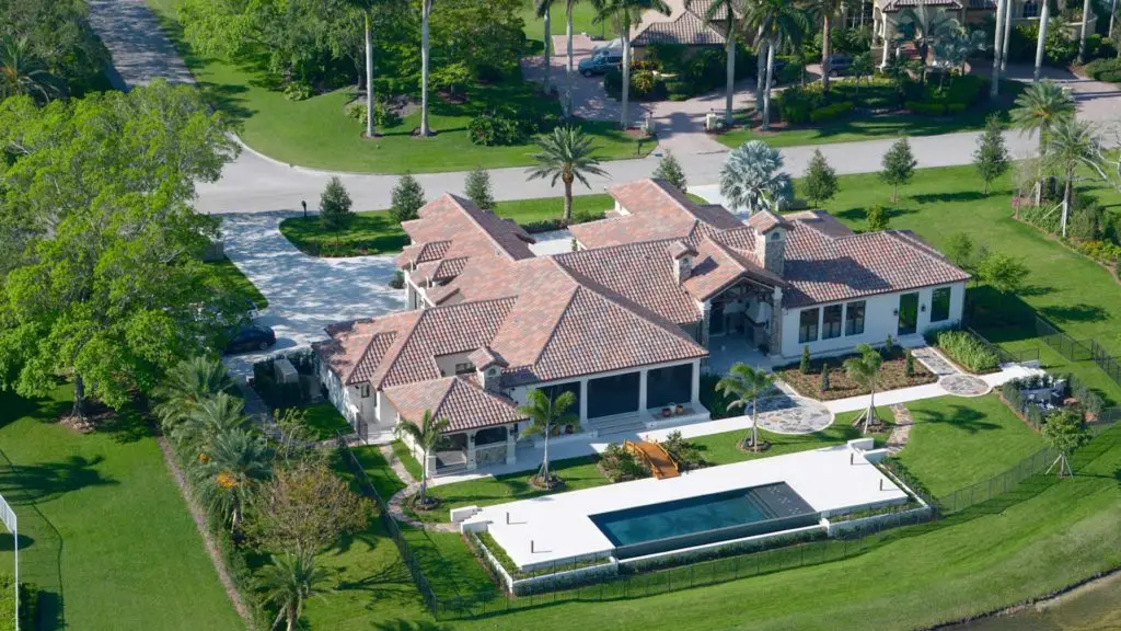 Tuscan Villa Aerial