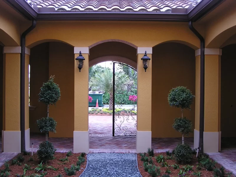 Entry Courtyard Gate