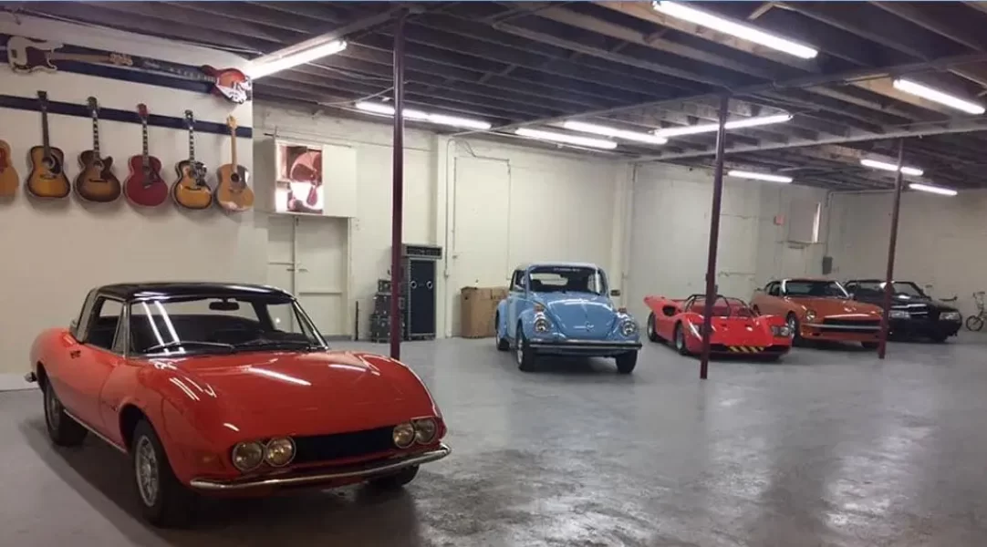 Interior Collector Car Showroom and storage